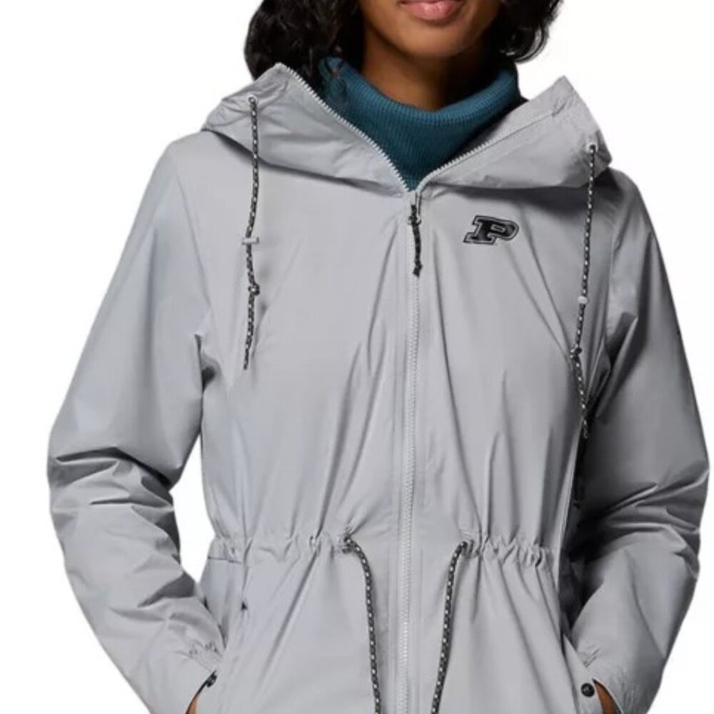 Columbia Women's Purdue Boilermakers Columbia Grey Lily Park Jacket - Picture 6 of 6